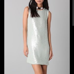 Jenni Kayne mint seamless shift dress